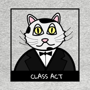 Class act - cat in a suit T-Shirt